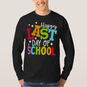 Happy Last Day Of School Hello Summer  Teacher Stu T-Shirt