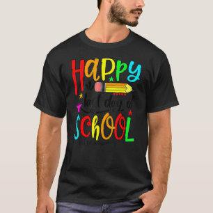 Happy Last Day Of School Hello Summer Teacher Stu T-Shirt