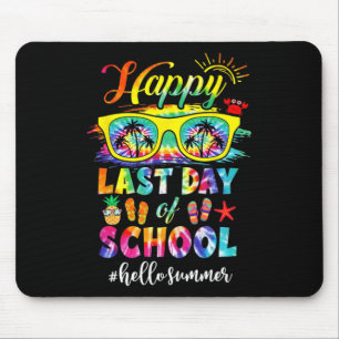 Happy Last Day Of School Hello Summer Teacher Stud Mouse Pad