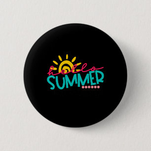 Happy Last Day Of School Kids Teacher Student Grad 6 Cm Round Badge