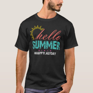 Happy Last Day Of School Kids Teacher Student Grad T-Shirt