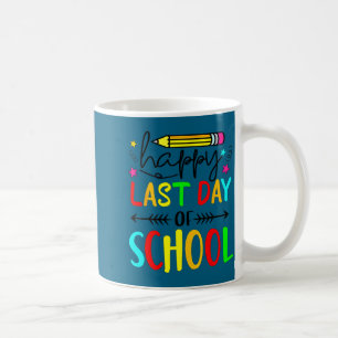 Happy last day of school kids teacher studentHappy Coffee Mug