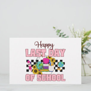 Happy Last Day of School Stationery