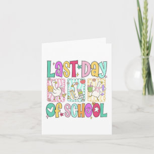 Happy Last Day Of School Summer Student Card