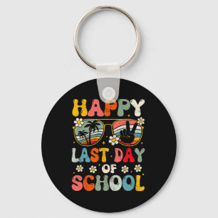 Happy Last Day Of School Summer Teacher Boys Girls Key Ring