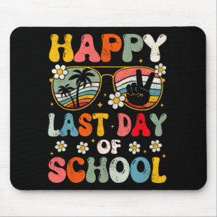 Happy Last Day Of School Summer Teacher Boys Girls Mouse Pad
