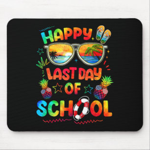 Happy Last Day Of School Teachers End Of Year Stud Mouse Pad