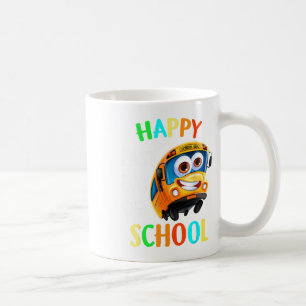 Happy Last Of Day School Bus Driver Teacher Studen Coffee Mug