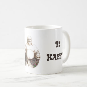 Happy laughing good luck Buddha Coffee Mug