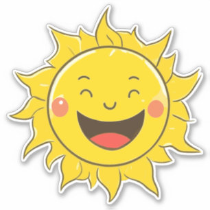 Happy laughing sun