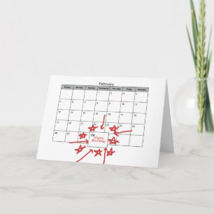 Happy Leap Day Birthday Card