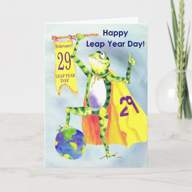 Happy Leap Year Day Card (Front)