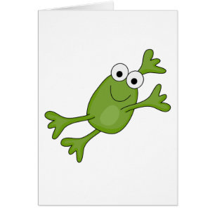 happy leaping frog