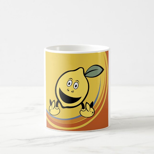 Happy Lemon Face Coffee Mug (Creator Uploaded)