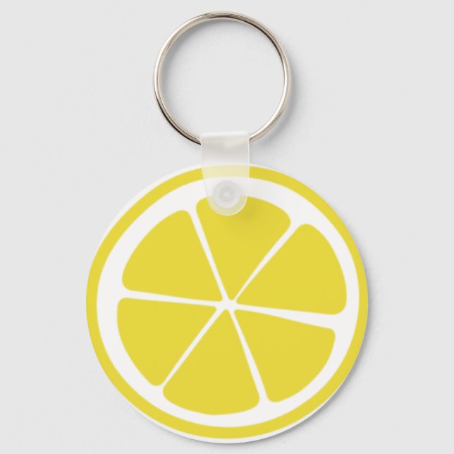 Happy Lemon Keychain (Front)