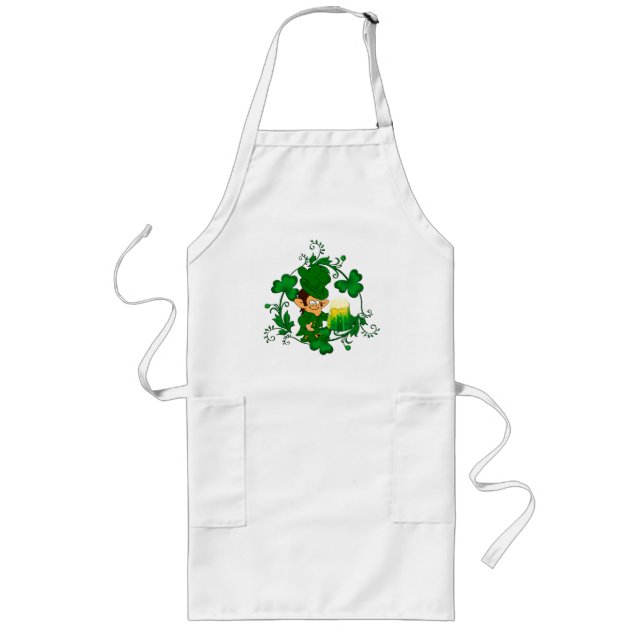 Happy Leprechaun Apron (Front)