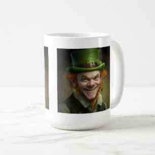 Happy Leprechaun Classic Mug, 15 oz Coffee Mug