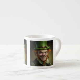 Happy Leprechaun Espresso Mug 