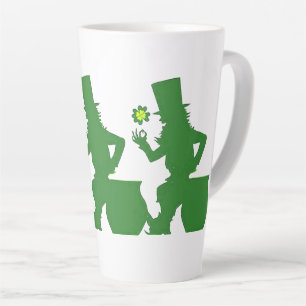 HAPPY LEPRECHAUN   LATTE MUG