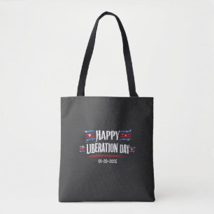Happy Liberation Day 2025 Trump America Tote Bag