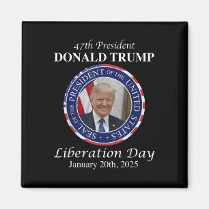 Happy Liberation Day Tee President Donald Trump Li Magnet