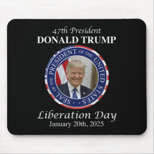 Happy Liberation Day Tee President Donald Trump Li Mouse Pad