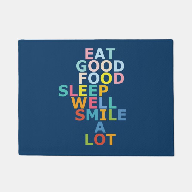 Happy life doormat (Front)