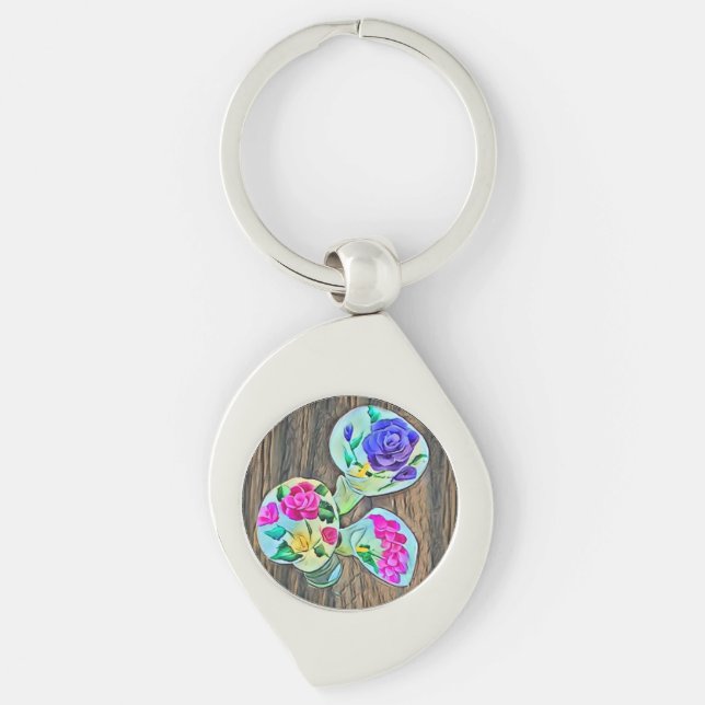Happy Lilys Key Ring (Front)