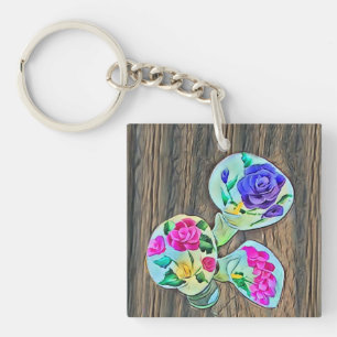 Happy Lilys Key Ring