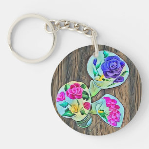 Happy Lilys  Key Ring