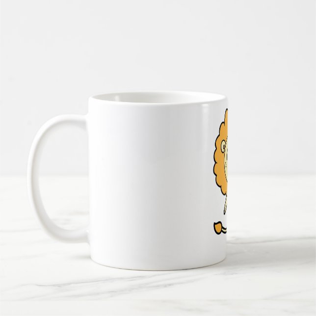 Happy lion coffee mug (Left)