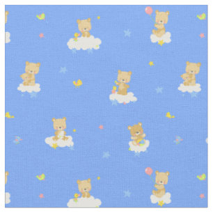 Happy Little Bear Fabric