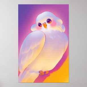 Happy Little Bird Poster
