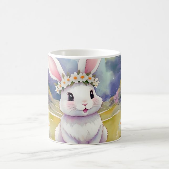 Happy little bunny 2, Easter Coffee Mug (Center)