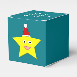 Happy Little Christmas Star Custom Favour Box
