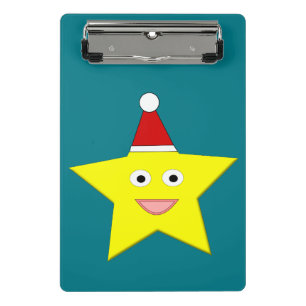 Happy Little Christmas Star Mini Clipboard