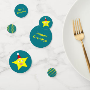 Happy Little Christmas Star Personalised Confetti
