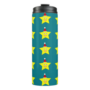 Happy Little Christmas Star Thermal Tumbler