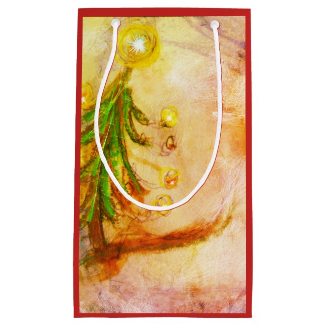 Happy Little Christmas Tree Gift Bag (Front)