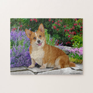 "Happy Little Corgi" Jigsaw Puzzle