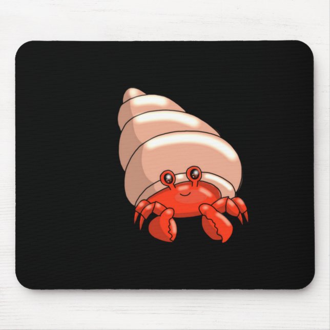 Happy Little Crab Mouse Pad (Front)