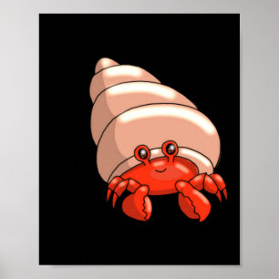 Happy Little Crab Poster