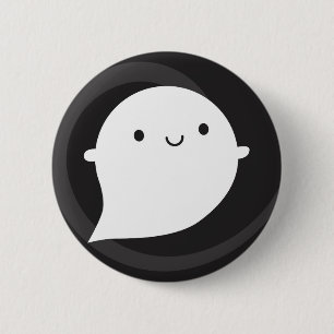 Happy Little Ghost 6 Cm Round Badge