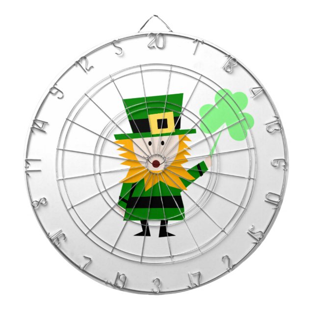 Happy Little Leprechaun Dartboard (Front)