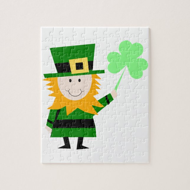 Happy Little Leprechaun Jigsaw Puzzle (Vertical)