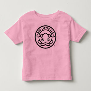 Happy Little Lotus, Classic Black Logo Toddler T-Shirt