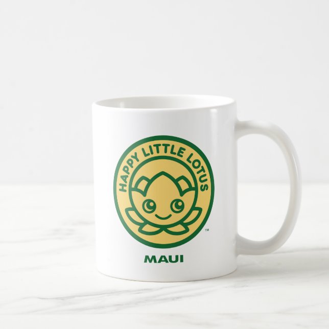 Happy Little Lotus, Maui, Coffee Mug (Right)