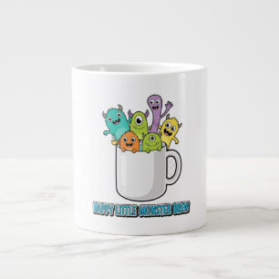 Happy Little Monster Brew Large Coffee Mug