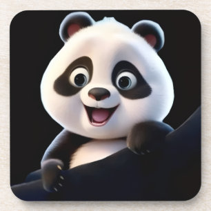 Happy Little Panda Coaster