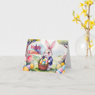 Happy little rabbit 1, Easter Card